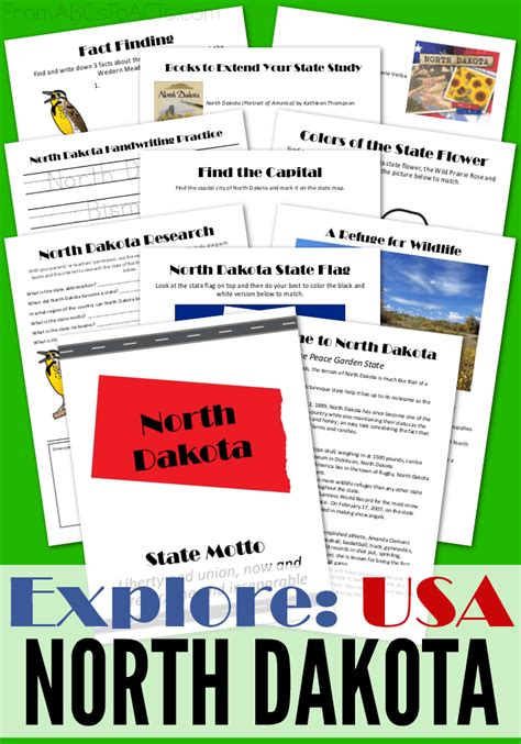 Explore Usa North Dakota From Abcs To Acts