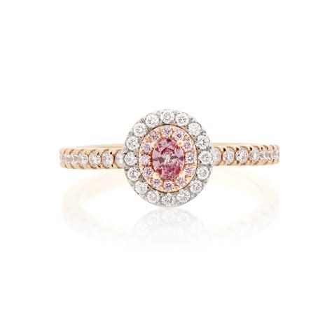 Oval Pink Diamond Ring - Diamond Guild Australia