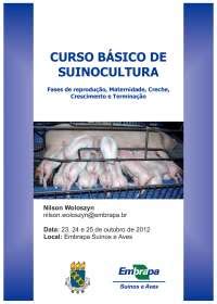 Curso Suinocultura Fases De Reprodu O Maternidade Creche