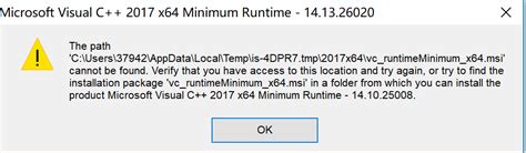 Microsoft Visual C 2017 Redistributable X64 Microsoft Community