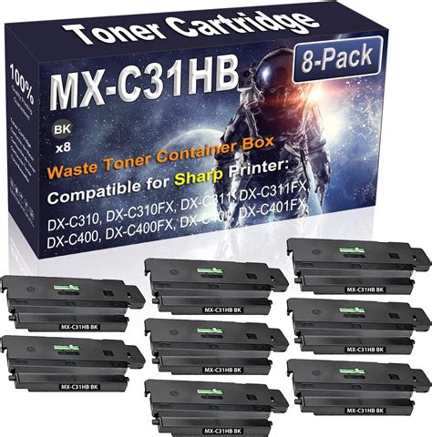 Amazon Jullu 8 Pack Black Compatible High Yield MXC31HB MX C31HB