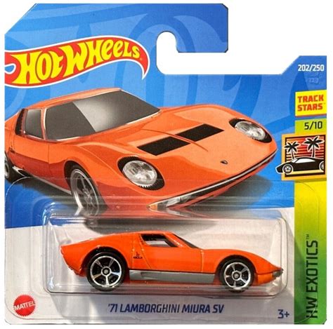 Hot Wheels 71 Lamborghini Miura Sv Hw Exotics 5 10 1 64 Pomarańczowy 15364187952 Allegro Pl