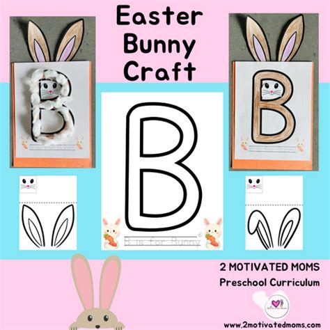 Easter Bunny Craft Spring Craft 2 Motivated Moms