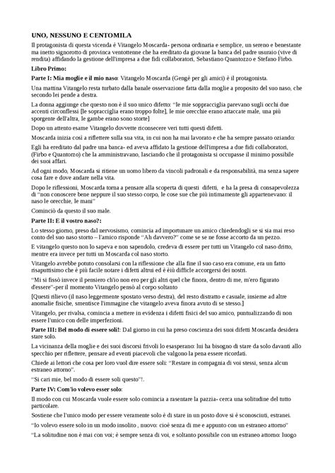 Riassunto Uno Nessuno Centomila 9