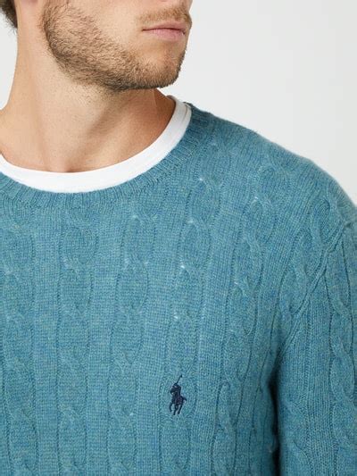 Polo Ralph Lauren Pullover Aus Woll Kaschmir Mix Graphit Online Kaufen