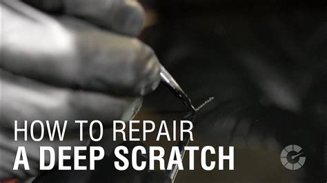 How To Repair A Deep Scratch Autoblog Details Youtube