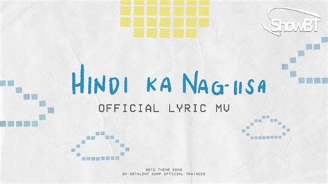 SBTalentCamp Hindi Ka Nag Iisa Official Lyric MV YouTube