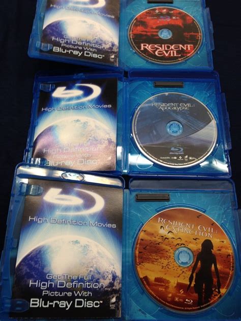 Resident Evil The High Definition Trilogy Blu Ray Set Apocalypse