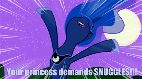 756465 Safe Princess Luna Blue Text Female Image Macro Imma Snuggle You Meme Snuggling