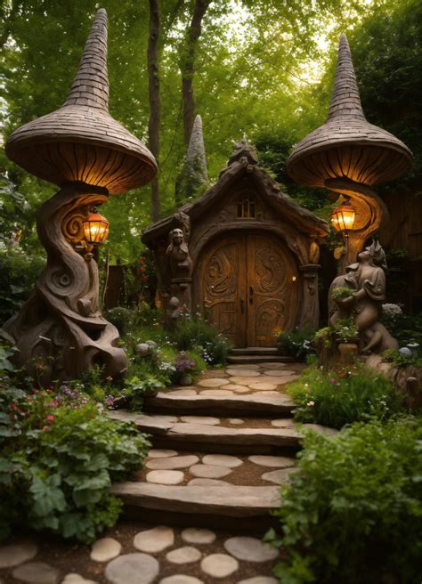 Lexica An Ancient Spiritual Gnome Fairy Tale Style Cottage Style Of