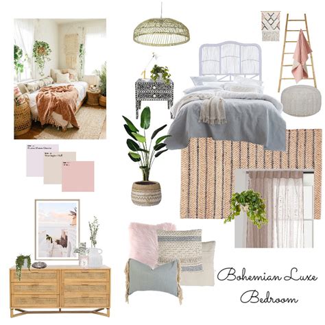 Bohemian Mood board Interior Design Mood Board by cotewest - Style ...