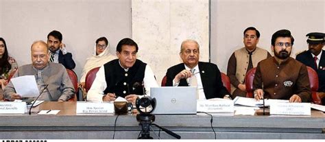 Speaker National Assembly Raja Pervez Ashraf Chairing The Advisory