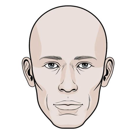 Premium Photo A Close Up Of A Mans Face With A Bald Head Generative Ai