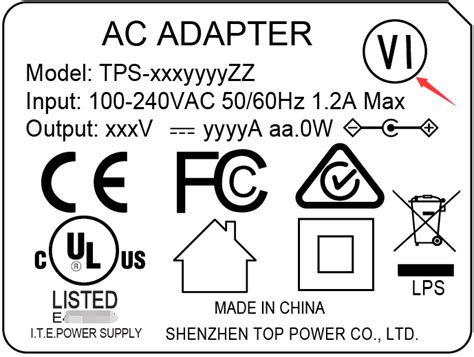 TOP POWER The Newest Energy Efficiency Level VI Requirement In USA