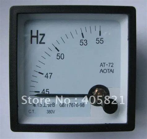 Free Shipping8pcs 7272mm Analogue Frequency Meters Panel Meter In Instrument Parts