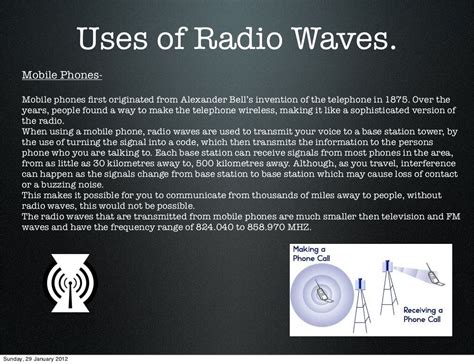 Uses of radio waves