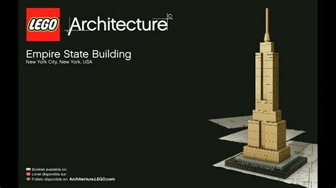 LEGO Architecture Empire State Building 21002 Instructions DIY New