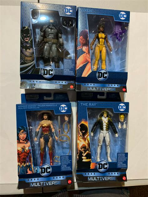 DC Multiverse Series Lex Luthor Wave CNC BAF Set Of 4 VIXEN Figures