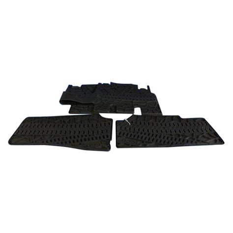 Mopar® 82210166ad All Weather 1st And 2nd Row Rubber Floor Mat Set