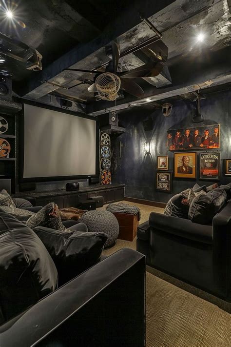 Moody Man Cave Ideas For The Ultimate Retreat In Home Theater