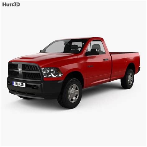 Dodge Ram 3500 Regular Cab Pickup 2018 3D model - Download Pickup on ...