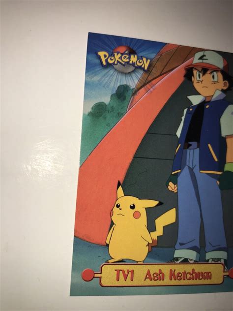 Mavin Topps Pokemon Tv Animation Edition Blue Logo Tv Ash Ketchum Card