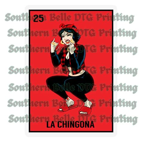 La Chingona Loteria Card 2 Digital Image Etsy