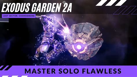 Destiny Exodus Garden A Lost Sector Master Solo Flawless Hunter