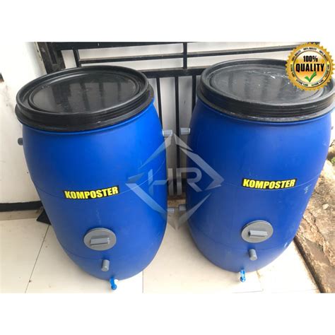 Jual Tong komposter 150 Liter untuk sampah organik bahan sangat tebal ...