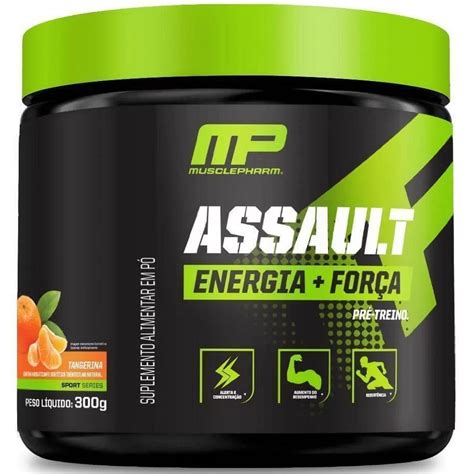 Pre Treino Assault Sport Tangerina 300g Muscle Pharm Submarino