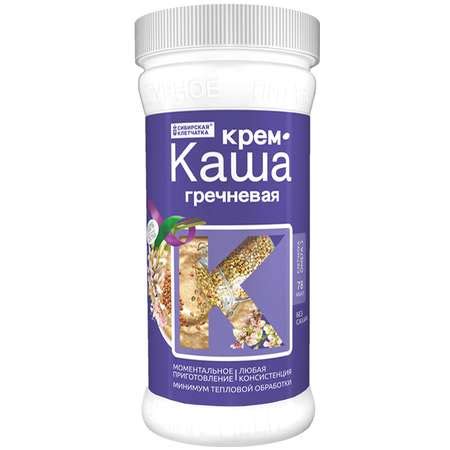 Крем каша Сибирская клетчатка гречневая 400г купить по цене 202 ₽ в ...