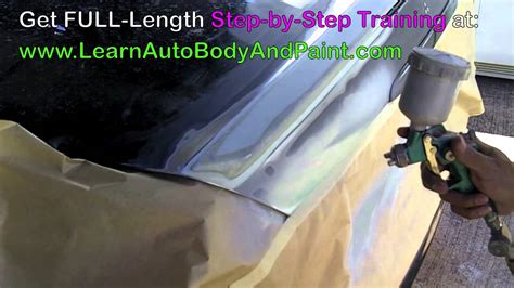 New Car Bodywork Auto Body Paint Repair Training Video Youtube