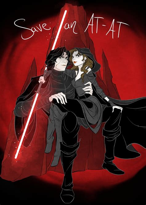 Dark Humor Love Card Reylo Spooky Sith Greeting Gothic