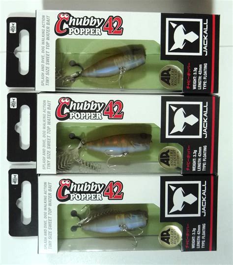 Jackall CHUBBY POPPER 42 Compact Popper NEW - KKJAPANLURE