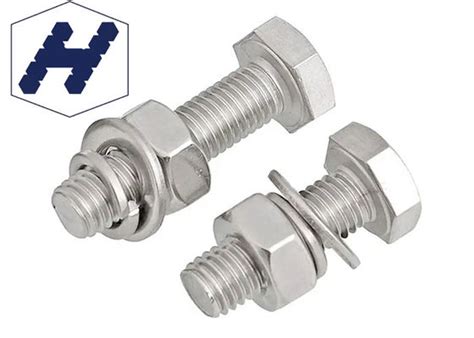 Din Threaded Stud Bolt Zinc Plated Carbon Steel Nuts And Bolts