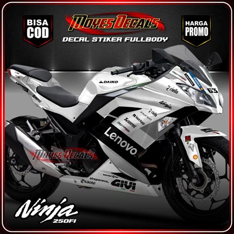 Jual Decal Ninja 250 FI Decal Kawasaki Ninja RR 250 FI Fullbody