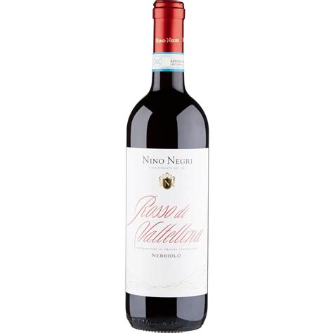 Vino Rosso Nebbiolo Rosso Di Valtellina DOC NEGRI 750 ML Coop Shop