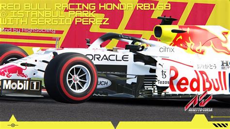 [assetto Corsa] Red Bull Racing Honda Rb16b Istanbul Park With Sergio Perez • Mod By