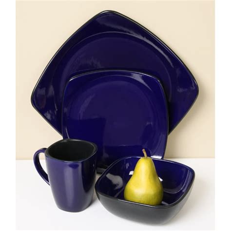 Corelle Hearthstone Indigo Blue 16 Piece Dinnerware Set 11512475