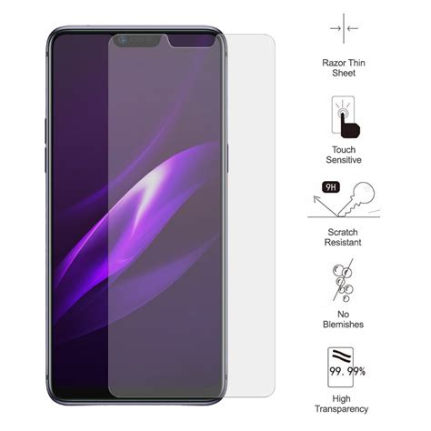 9H Tempered Glass Screen Protector For Oppo R15 R15 Pro