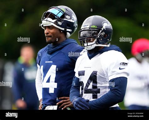 Seattle Seahawks Wide Receiver DK Metcalf 14 And Linebacker Bobby