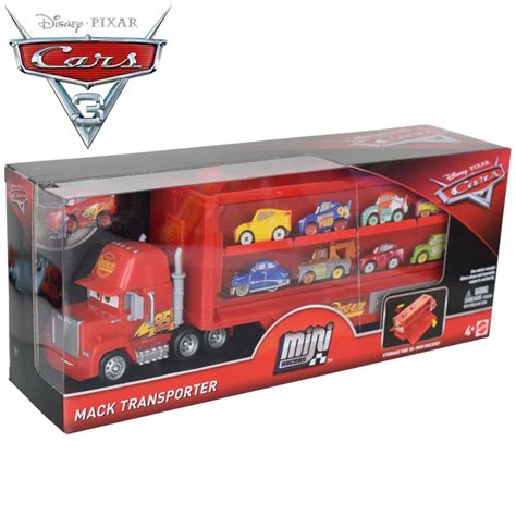 Original Disney Pixar Carros Mini Pilotos Rel Mpago Mcqueen Mack