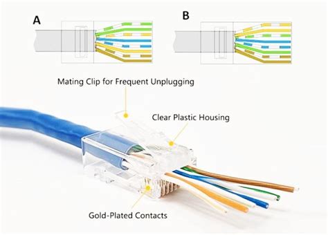 КОННЕКТОР RJ45 8P8C FTP 1 шт. для крученої пари, інтернет, джек, роз'єм ...