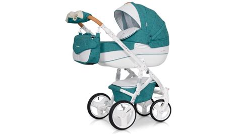 Обзор коляски RIKO BRUNO LUXE 2 в 1, цвет Malachite - YouTube