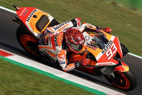 Moto GP Test de Misano Márquez Después de 100 días de ausencia es