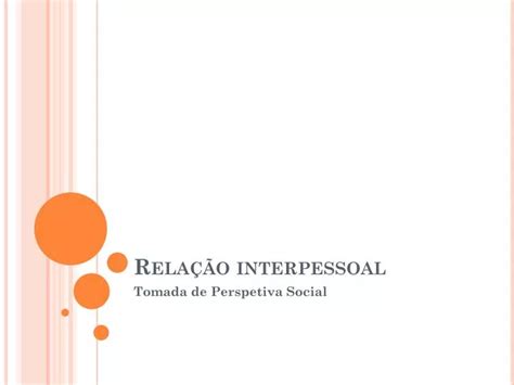 Ppt Relação Interpessoal Powerpoint Presentation Free Download Id