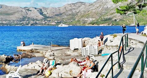 Ključice Beach In Cavtat Accommodation And Apartments Nearby Direct