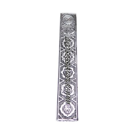 Aluminium Seven Chakra And Seven Symbol Incense Stick Holder Incense