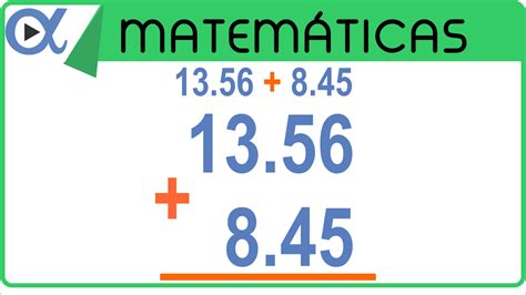 Suma Con Punto Decimal Ejemplo 1 De 4 Aritmética Vitual Youtube