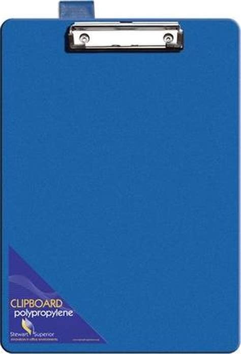 Seco Klembord A4 Basic Blauw SE 570A PVC BU Bol